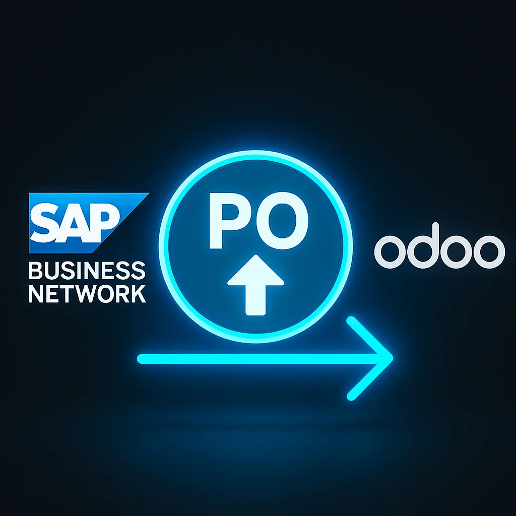 Conector SAP Business Network-a-Odoo por actualizaciones de versiones de ordenes de compras a actualizar ordenes de ventas - también compatible con Odoo Enterprise Online, sin necesidad de Odoo.sh ni OnPremise