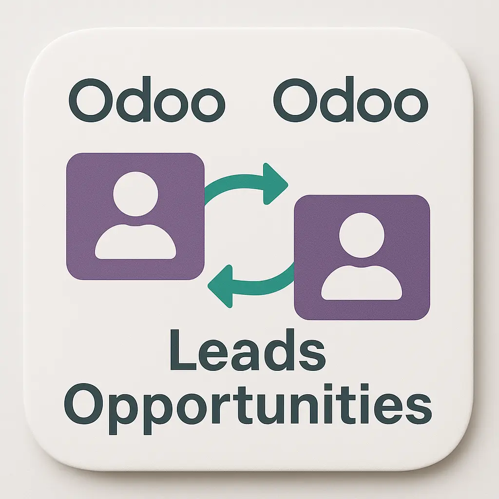 CRM conectado de Odoo-a-Odoo: conecta a tus equipos de ventas como quieras