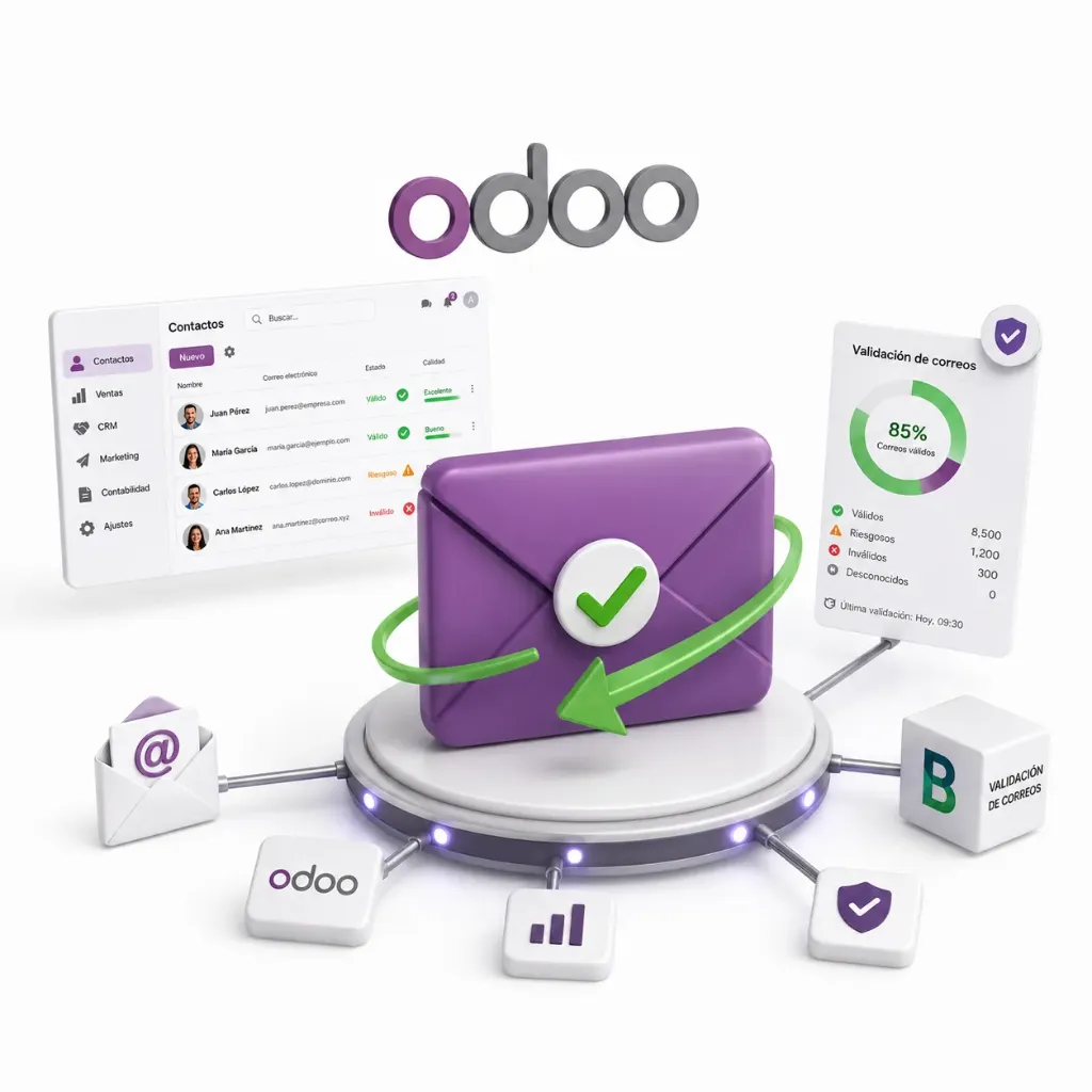 [BNCEVALIDB] Conector de validación de correos electrónicos para Odoo (Basic)