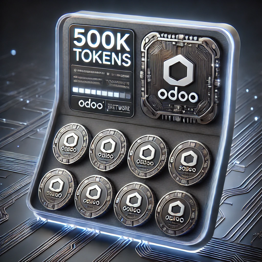 Paquete de 500k tokens de integración - 20% de descuento. La única solución de integración escalable para Odoo compatible con Odoo Enterprise Online Custom, Odoo.sh y OnPremise