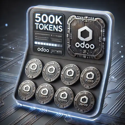 Paquete de 500k tokens de integración - 20% de descuento. La única solución de integración escalable para Odoo compatible con Odoo Enterprise Online Custom, Odoo.sh y OnPremise