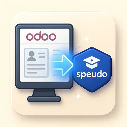 Conector Odoo-Speudo Reclutamiento - publique sus vacantes para prácticas y trabajos para estudiantes directamente desde Odoo Reclutamiento en Speudo