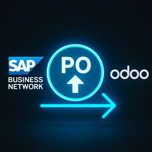 Conector SAP Business Network-a-Odoo por actualizaciones de versiones de ordenes de compras a actualizar ordenes de ventas - también compatible con Odoo Enterprise Online, sin necesidad de Odoo.sh ni OnPremise