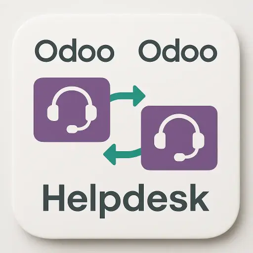 Servicios de asistencias conectados Odoo-a-Odoo - Ya no mas formularios web, ya no mas usuarios de portal, conecta directamente servicios de asistencias en diferentes sistemas de Odoo